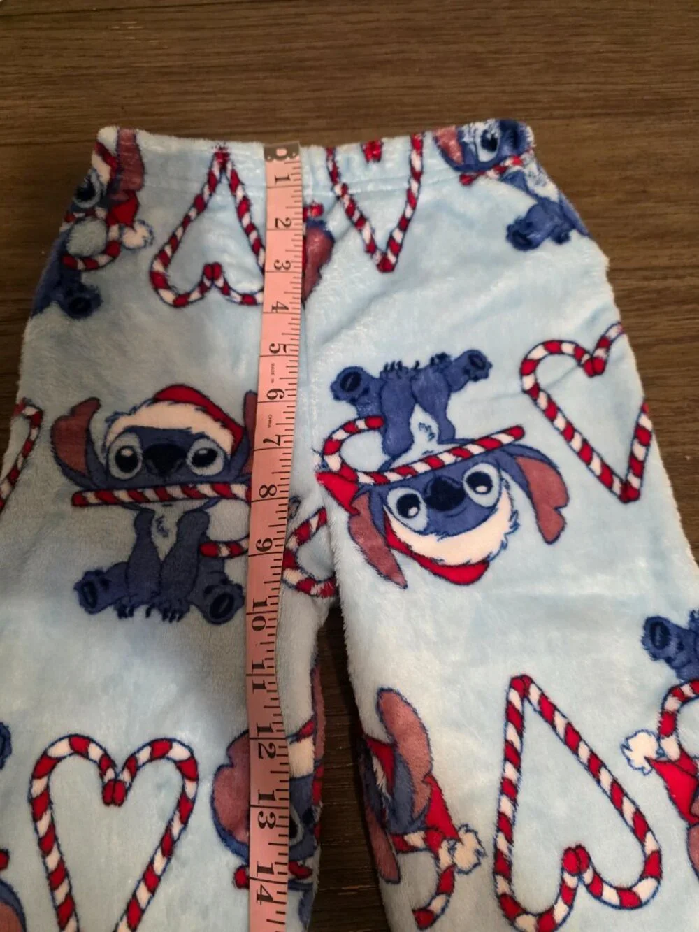 Disney Stitch Christmas Pajama Set NWT 4T Candy Cane 2 Piece Holiday
